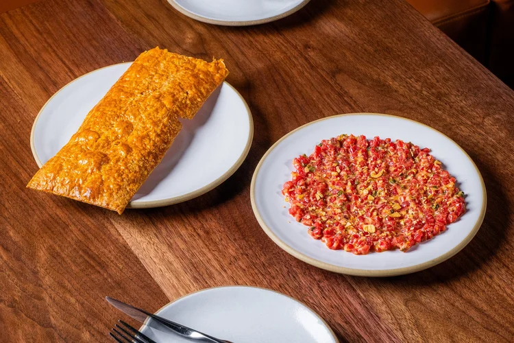 Beef tartare with grilled rib cap